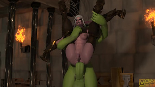 Screwing The Screw - Maiev And Orc Warcraft Futa - Ayasz