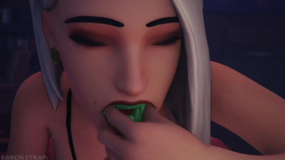 Ashe and Mercy Have a Fu-Tastic Hallowen - BaronStrap