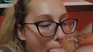 Deepthroat Blowjob Amateur GIF