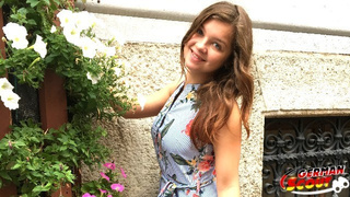 GERMAN SCOUT - 18 Jahre Junge Renata ANAL Gefickt Bei Strassen Casting