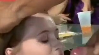 Facial Deepthroat Cumshot Cum Blowjob GIF