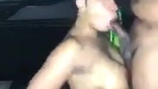 Tattoo Homemade Ebony Couple Ebony Deepthroat Blowjob Big Tits Big Ass Amateur GIF