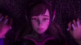 Посадил на член и трахнул D.Va в порно от первого лица